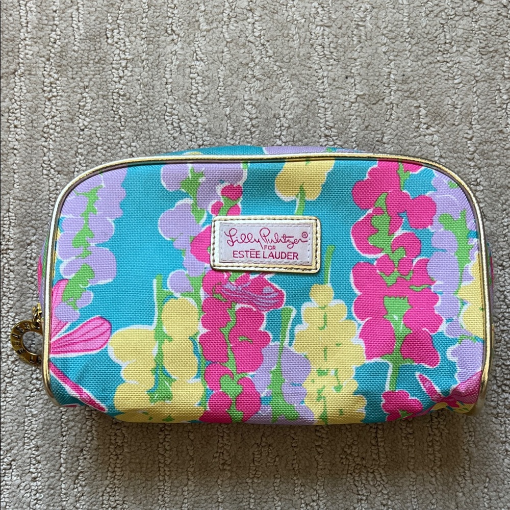 Lilly Pulitzer for Estée Lauder Floral Cosmetic Pouch